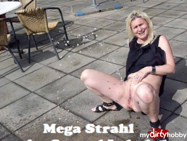 Mega Strahl im Strand Lokal