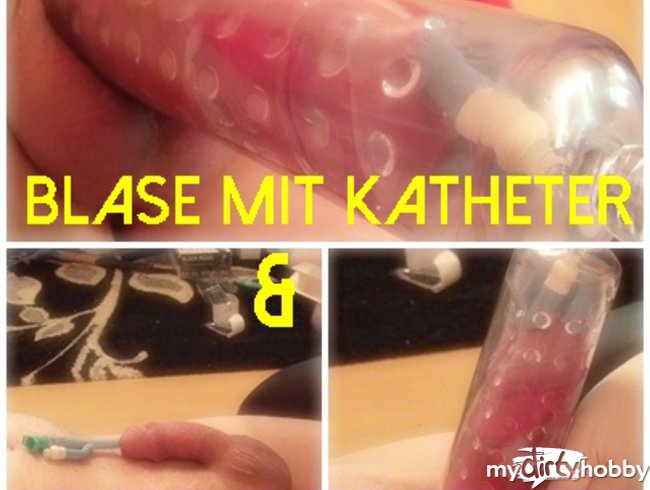 Blase mit Katheter & Penispumpe geleert