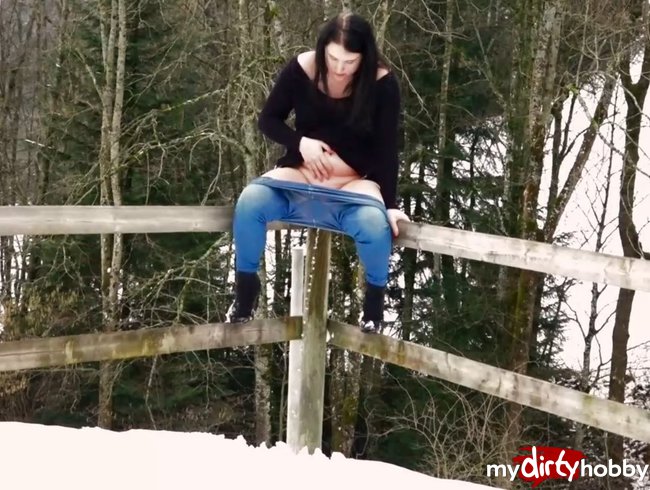 Pissen am Aussichtsplatz im Appenzell