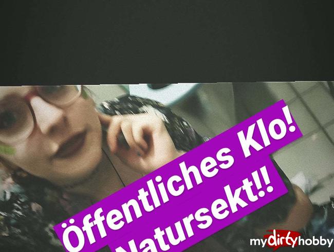 Öffentliches Klo Natursekt!