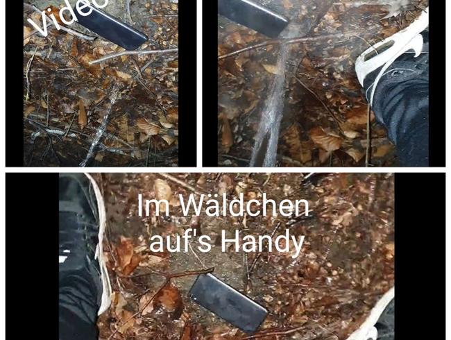 Im Wäldchen auf's Handy