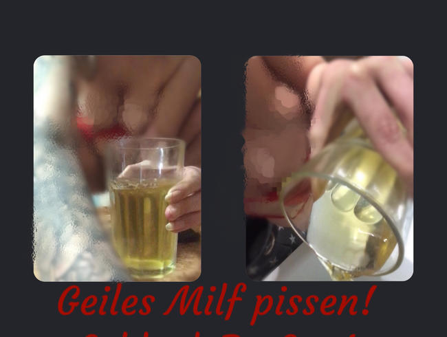 Geiles Milf Pissen! Schluck Du Sau!